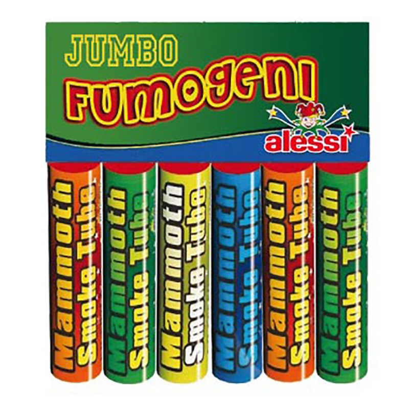 FUMOGENI JUMBO ASSORITI 6 COLORI