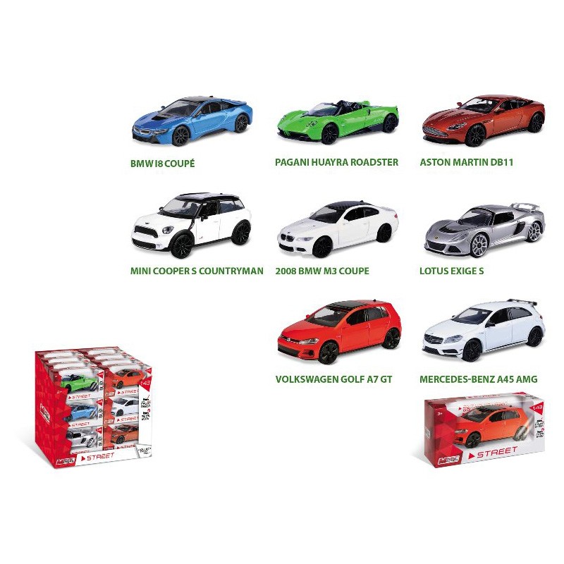 1:43 DIE-CAST STREET COLLECTION