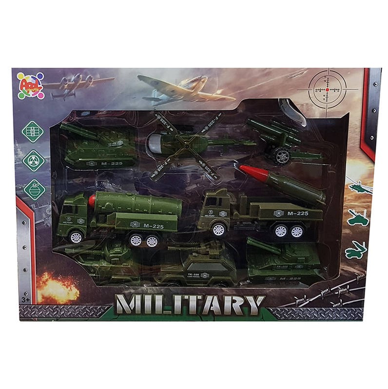 SCATOLA SET AUTOMEZZI MILITARI