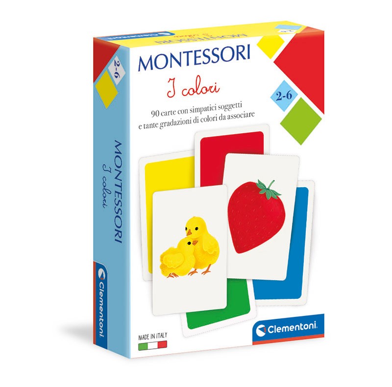 MONTESSORI CARTE COLORI CLEMENTONI