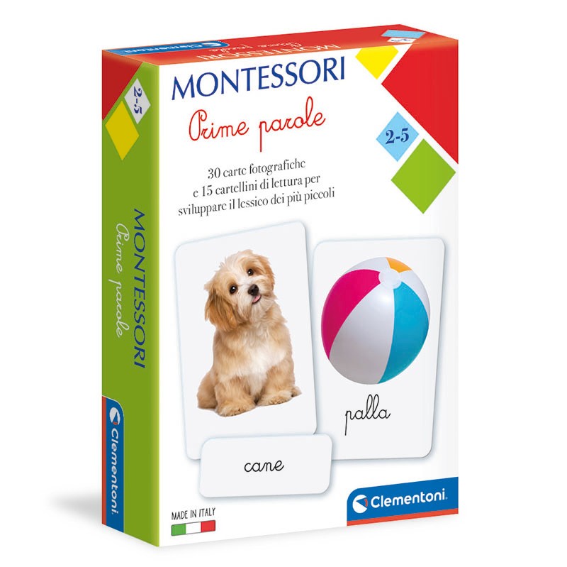 MONTESSORI CARTE PRIME PAROLE CLEMENTONI