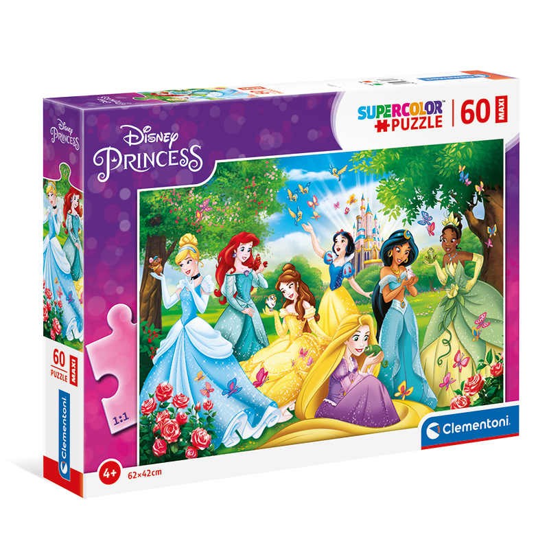 PUZZLE 60 MAXI PRINCESS CLEMENTONI