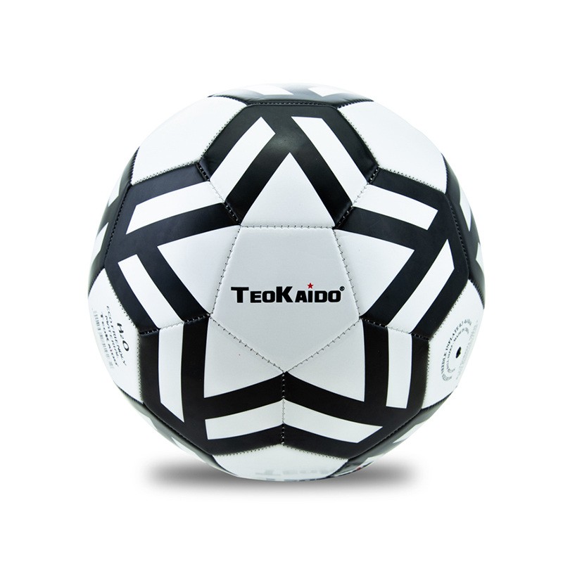 PALLONE PVC CALCIO BIANCO NERO TAGLIA 5