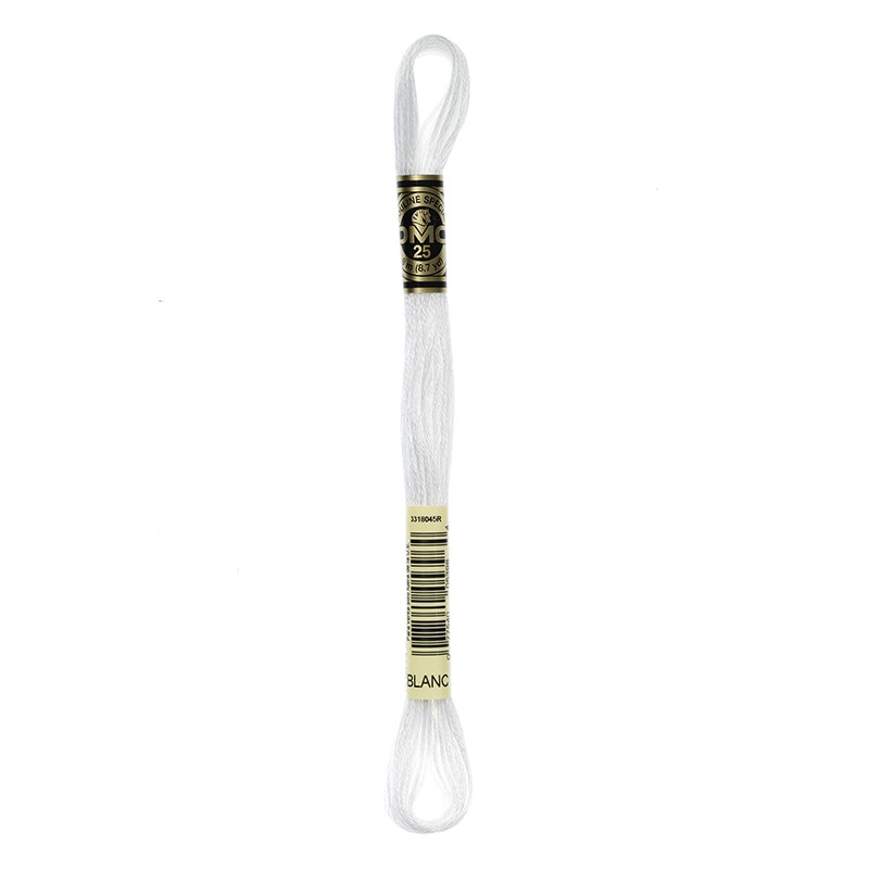 MOULINE' SPECIAL 25 COTONE 8 MT 6 MATASSINE COLORE BLANC