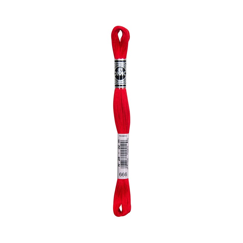 COTONE DA RICAMO 32 MT TITOLO 25 6 MATASSINE COLORE 666