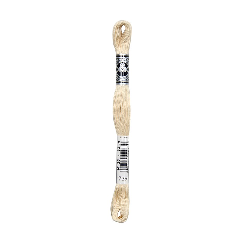 COTONE DA RICAMO 32 MT TITOLO 25 6 MATASSINE COLORE 739