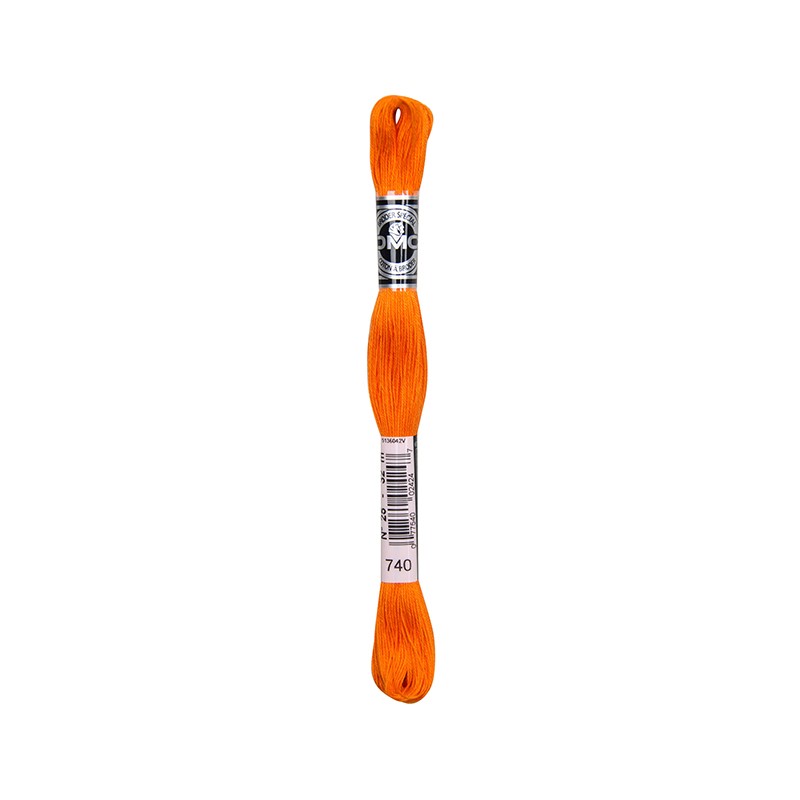 COTONE DA RICAMO 32 MT TITOLO 25 6 MATASSINE COLORE 740