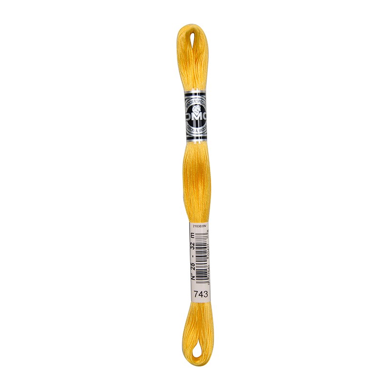COTONE DA RICAMO 32 MT TITOLO 25 6 MATASSINE COLORE 743