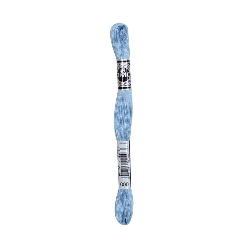COTONE DA RICAMO 32 MT TITOLO 25 6 MATASSINE COLORE 800