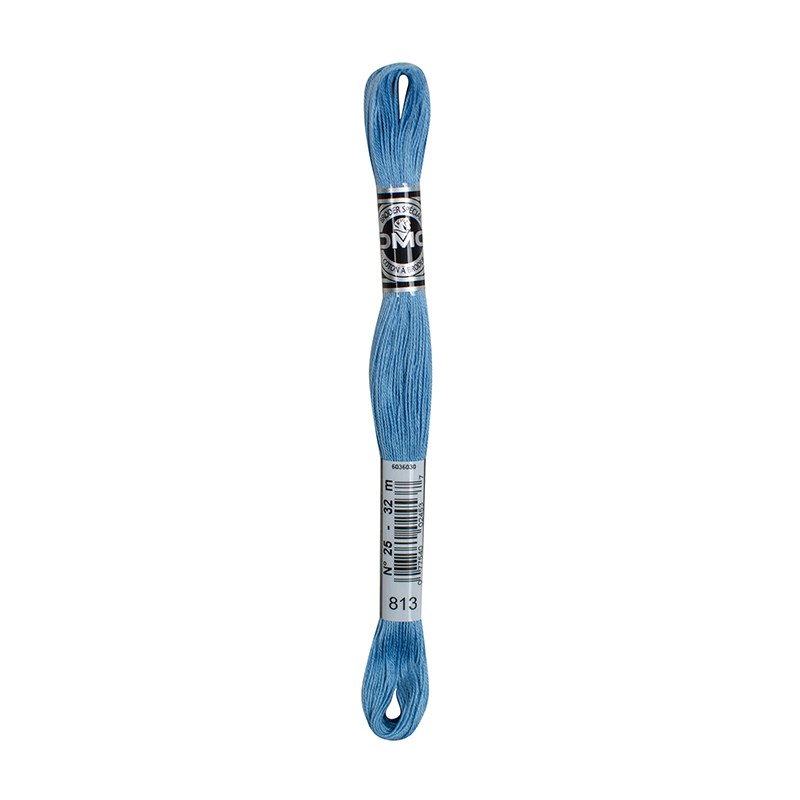 COTONE DA RICAMO 32 MT TITOLO 25 6 MATASSINE COLORE 813