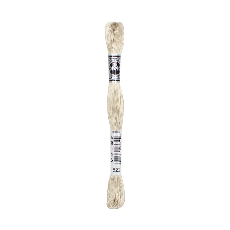 COTONE DA RICAMO 32 MT TITOLO 25 6 MATASSINE COLORE 822