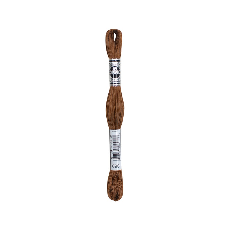 COTONE DA RICAMO 32 MT TITOLO 25 6 MATASSINE COLORE 898