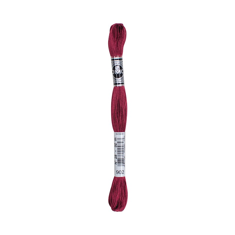 COTONE DA RICAMO 32 MT TITOLO 25 6 MATASSINE COLORE 902