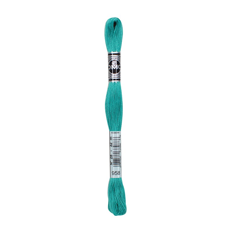 COTONE DA RICAMO 32 MT TITOLO 25 6 MATASSINE COLORE 958