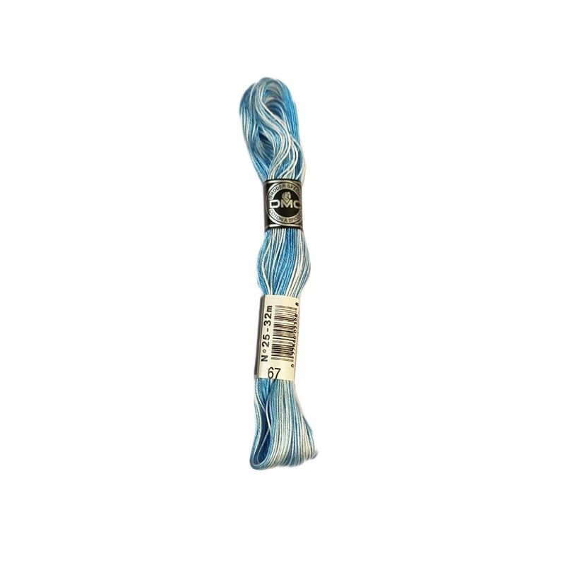 COTONE DA RICAMO 32 MT TITOLO 25 6 MATASSINE COLORE 67