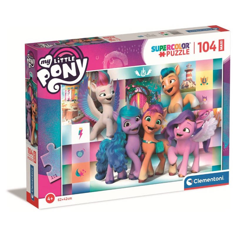 PUZZLE 104 MAXI LITTLE PONY CLEMENTONI