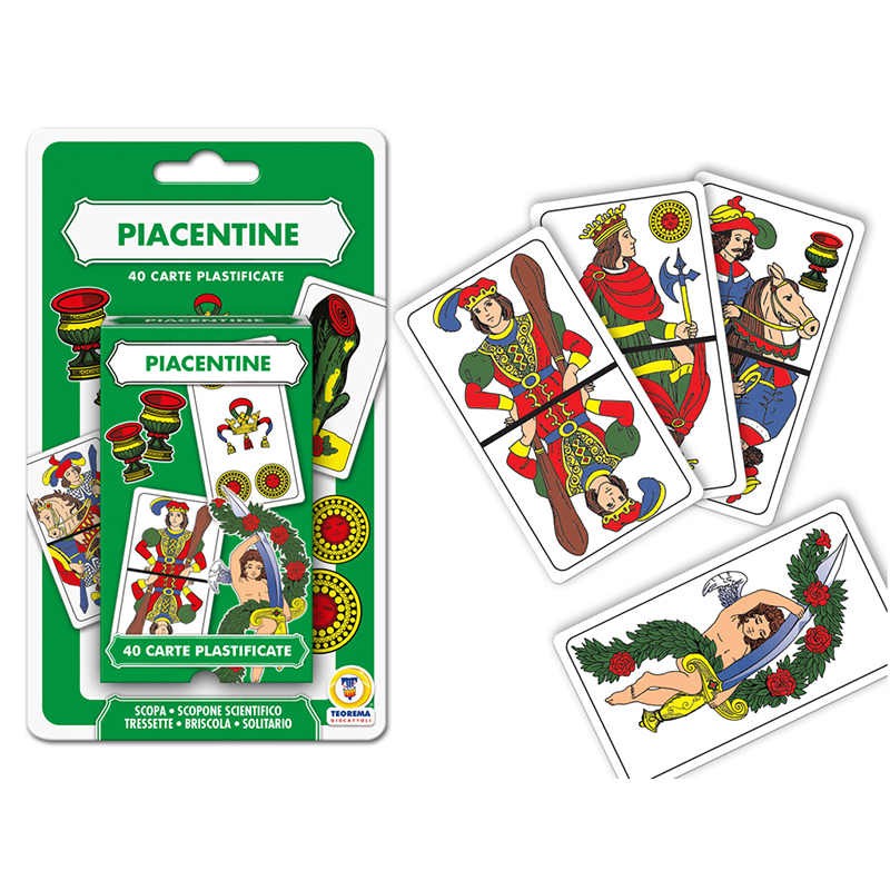 CARTE DA GIOCO PIACENTINE MAZZO DA 40 PZ