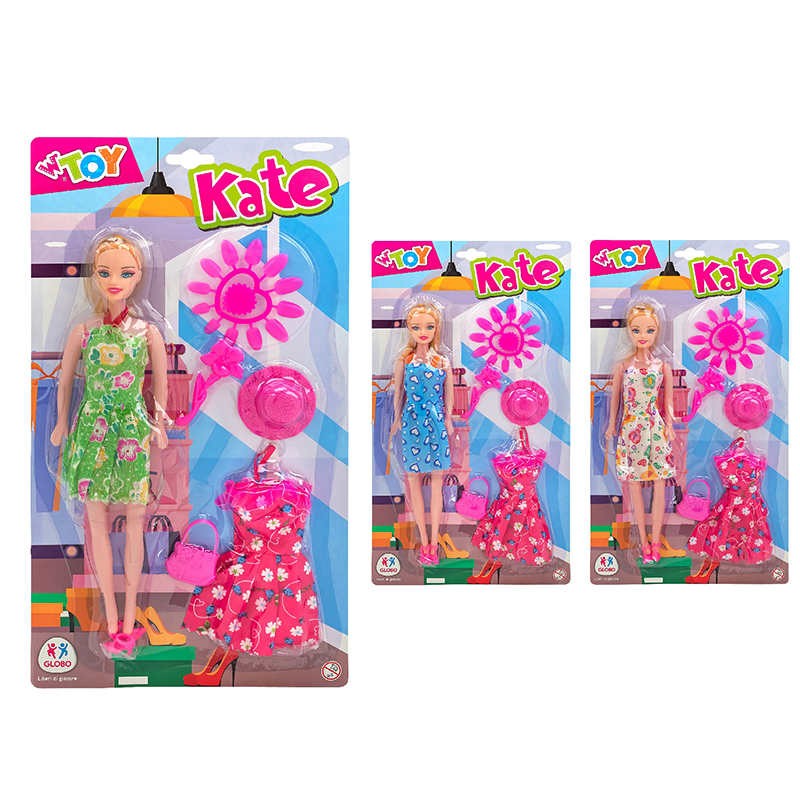 BAMBOLA FASHION DOLL SOFFIATA C/ACC IN BLISTER