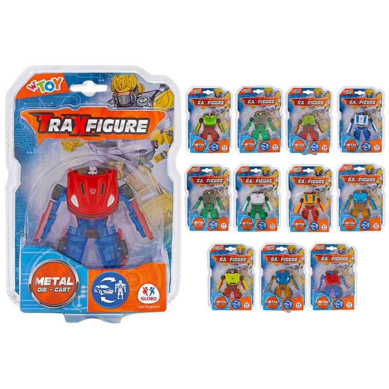 TRAXFIGURE ROBOT>VEICOLO DIE CAST 9CM