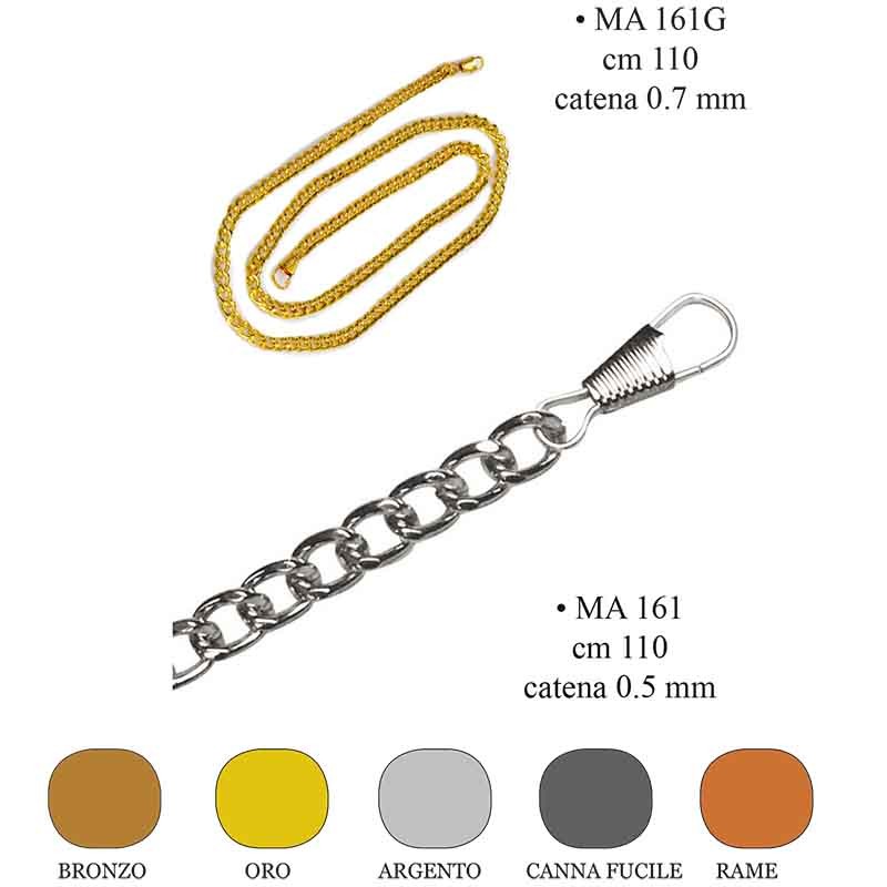 CATENA BORSA NICKEL FREE CM 110 COLORE RAME