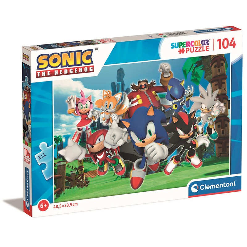 PUZZLE 104 SONIC CLEMENTONI