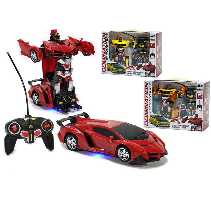 DOMINATION AUTO ROBOT R/C 6 FUNZIONI 32 CM H.19 CM