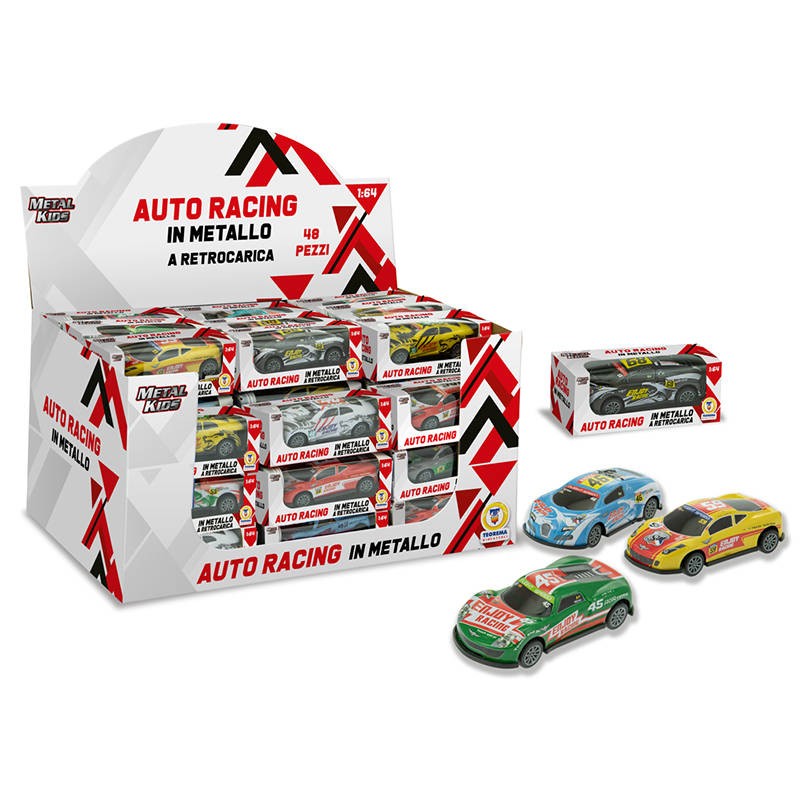 AUTO RACING RETROCARICA SCALA 1:64