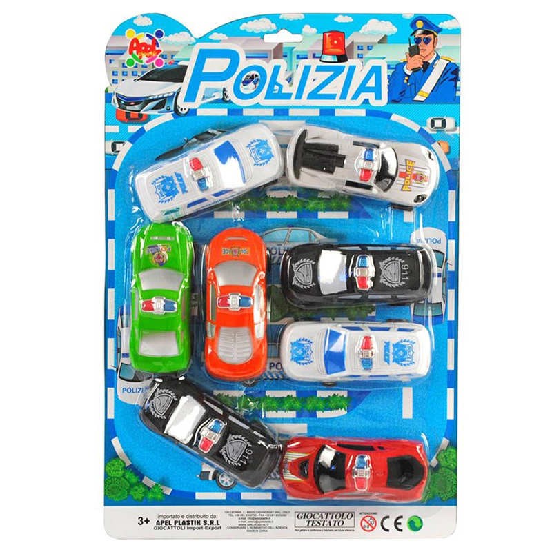 BLISTER 8 PZ AUTO POLIZIA
