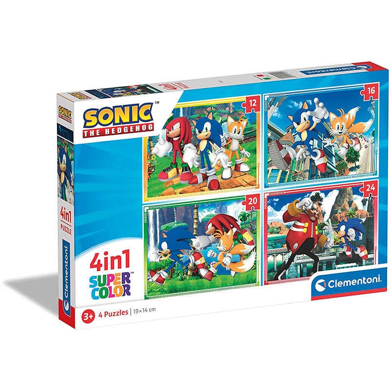 PUZZLE 4IN1 PUZZLE SONIC CLEMENTONI