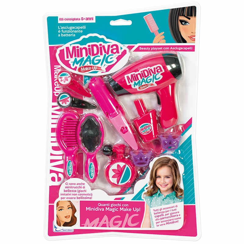 BLISTER BEAUTY MINIDIVA 2 ASS. PHON BATTERIA