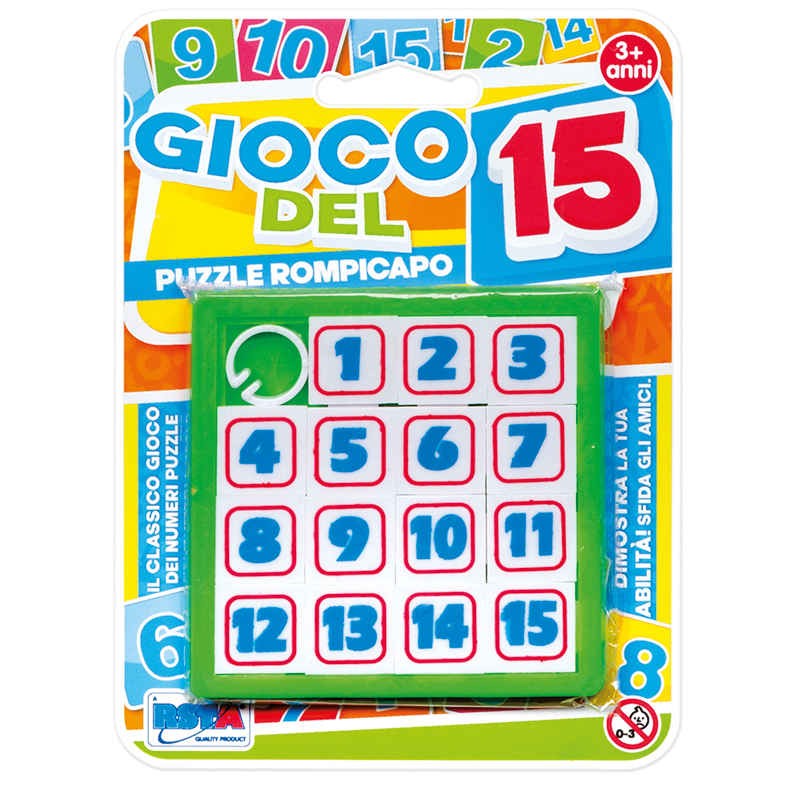 GIOCO DEL 15 BLISTER