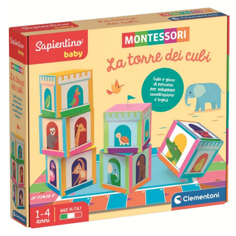 MONTESSORI BABY LA TORRE DEI CUBI CLEMENTONI