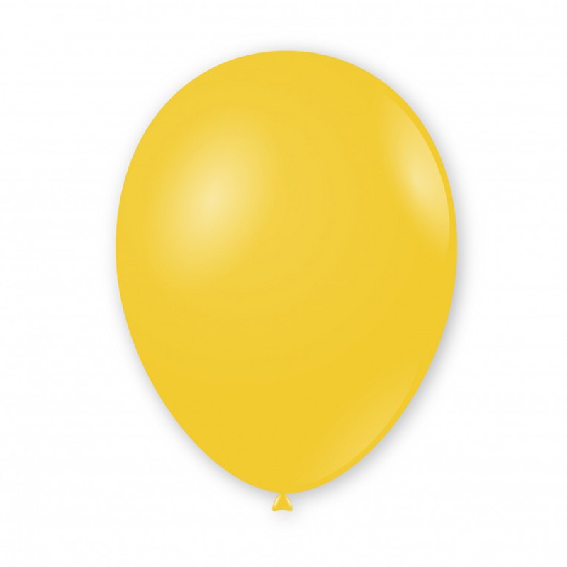 PALLONCINI PASTELLO 12'' 30 CM COL 11 GIALLO 100 PZ