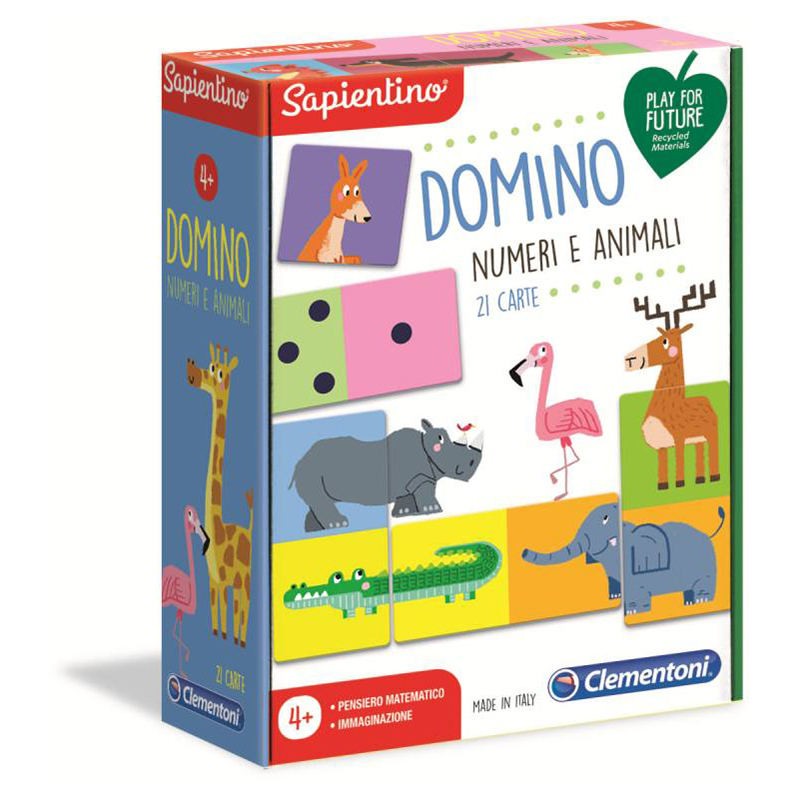 DOMINO ANIMALI E NUMERI CLEMENTONI