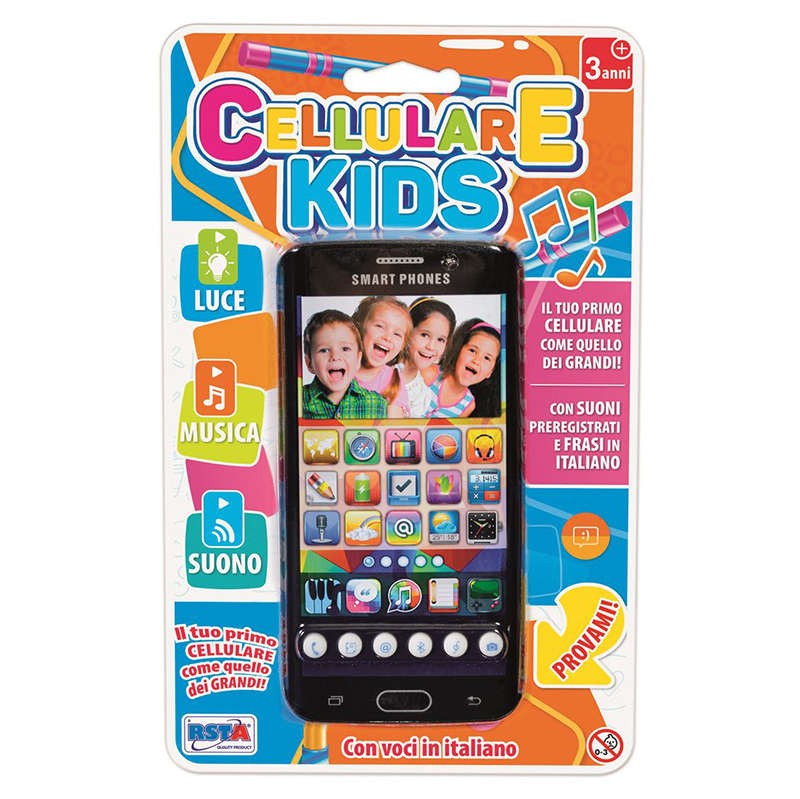 CELLULARE KIDS LUCI SUONI 2 COLORI ASS. BLISTER