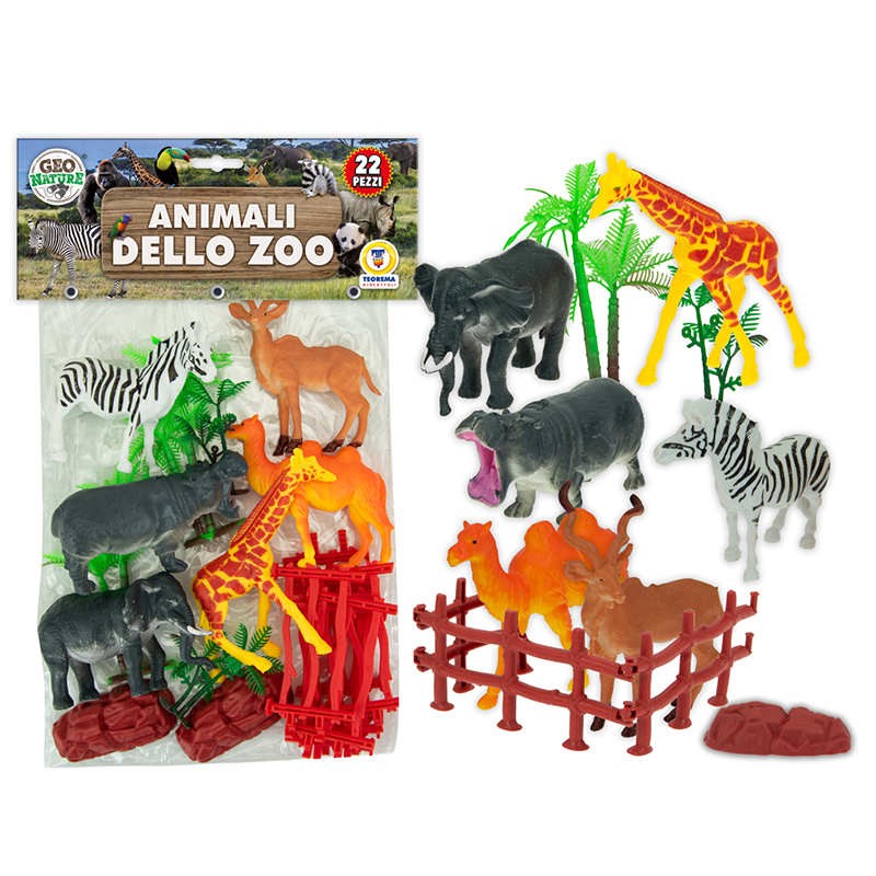 ANIMALI DELLO ZOO 22 PZ