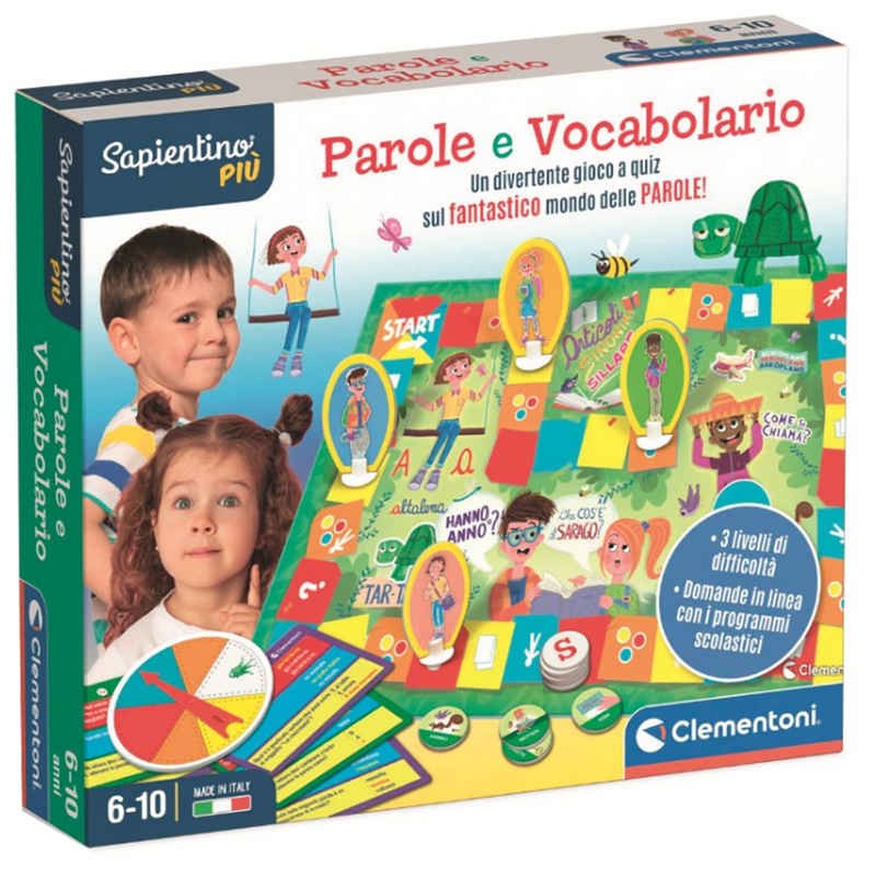 PAROLE E VOCABOLARIO SAPIENTINO PIU' CLEMENTONI