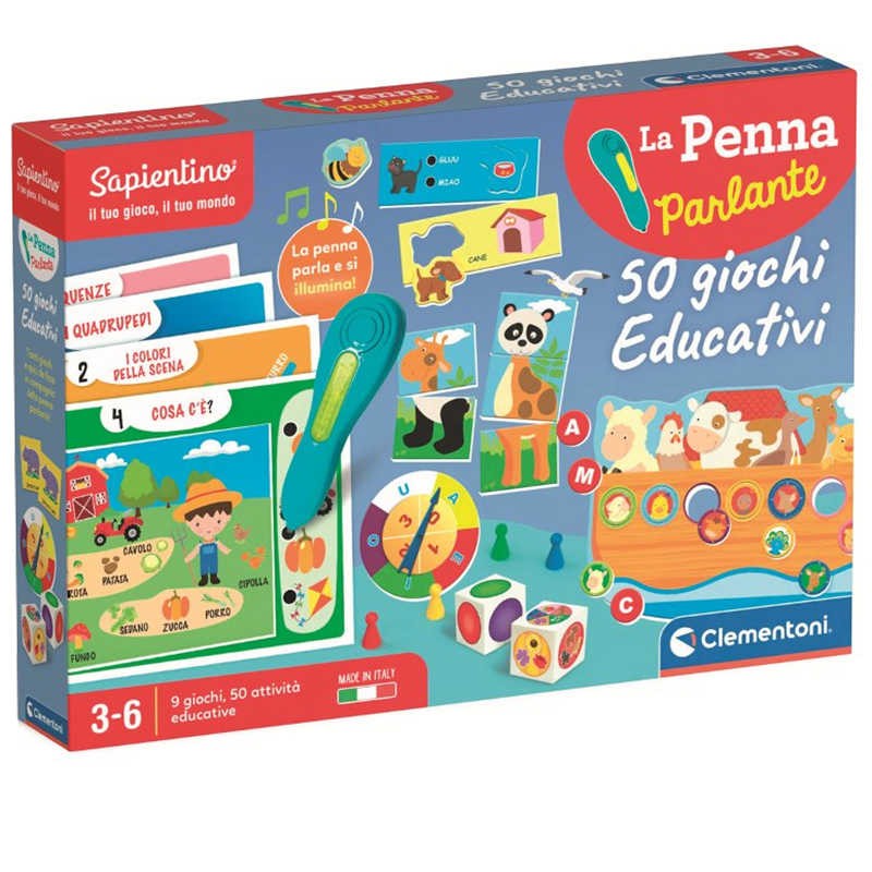 PENNA INTERATTIVA 50 GIOCHI CLEMENTONI