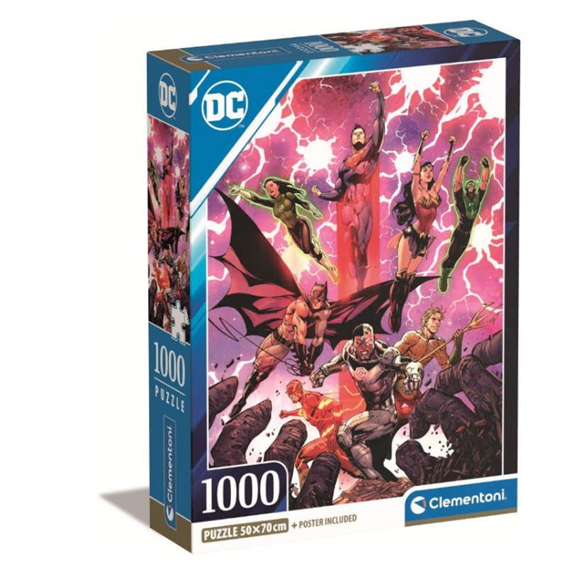 PUZZLE 1000 DC COMICS CLEMENTONI