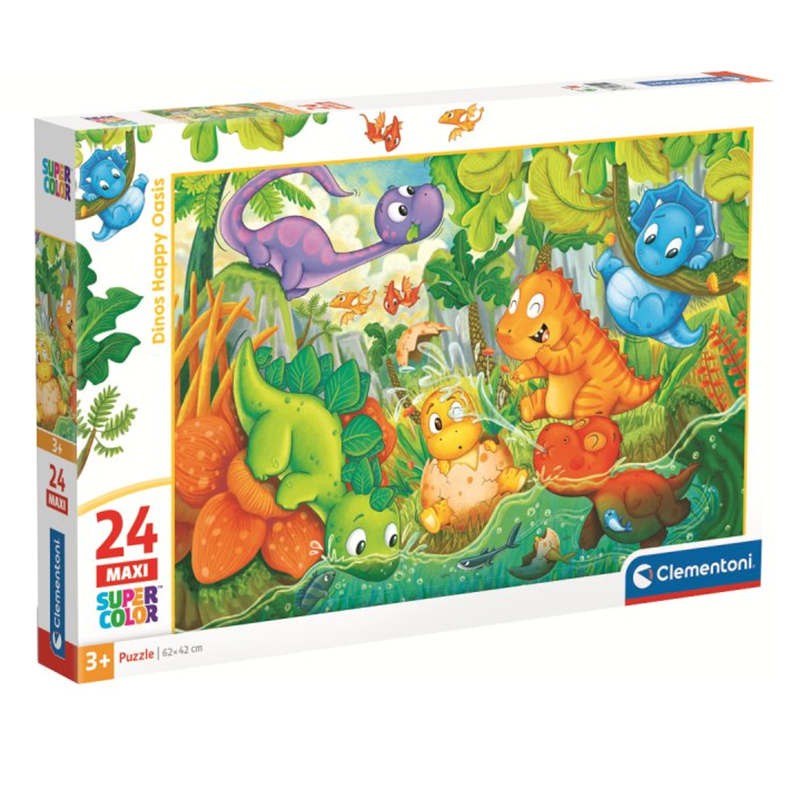 PUZZLE 24 MAXI NOLI DINOS CLEMENTONI