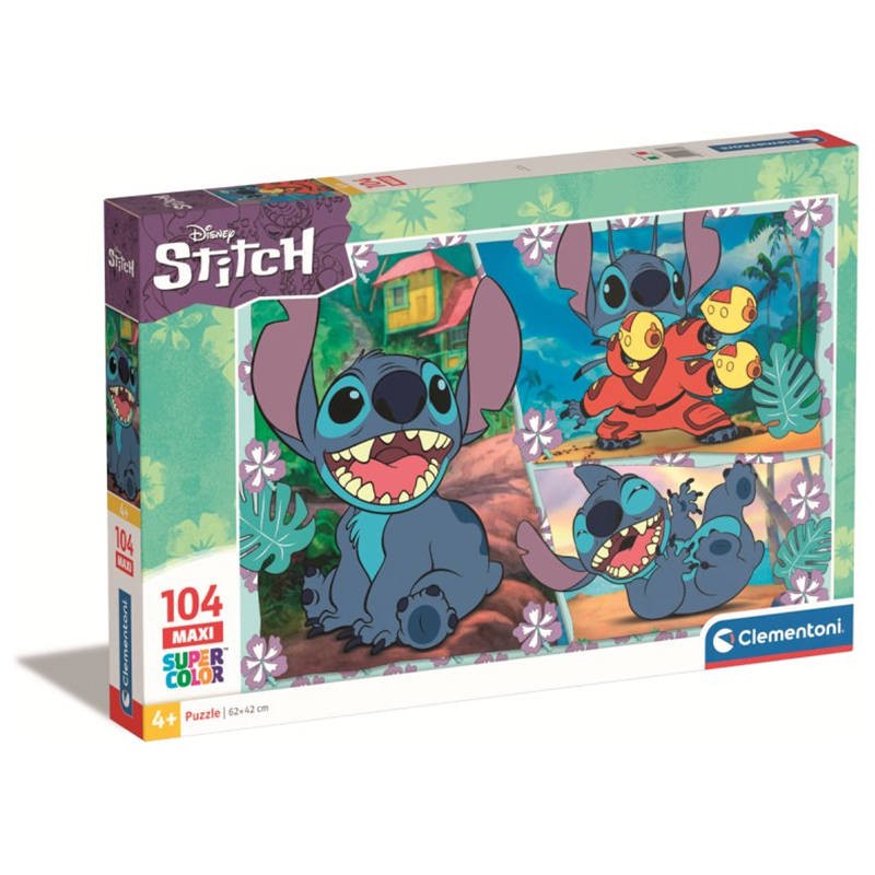 PUZZLE 104 MAXI DISNEY STITCH CLEMENTONI