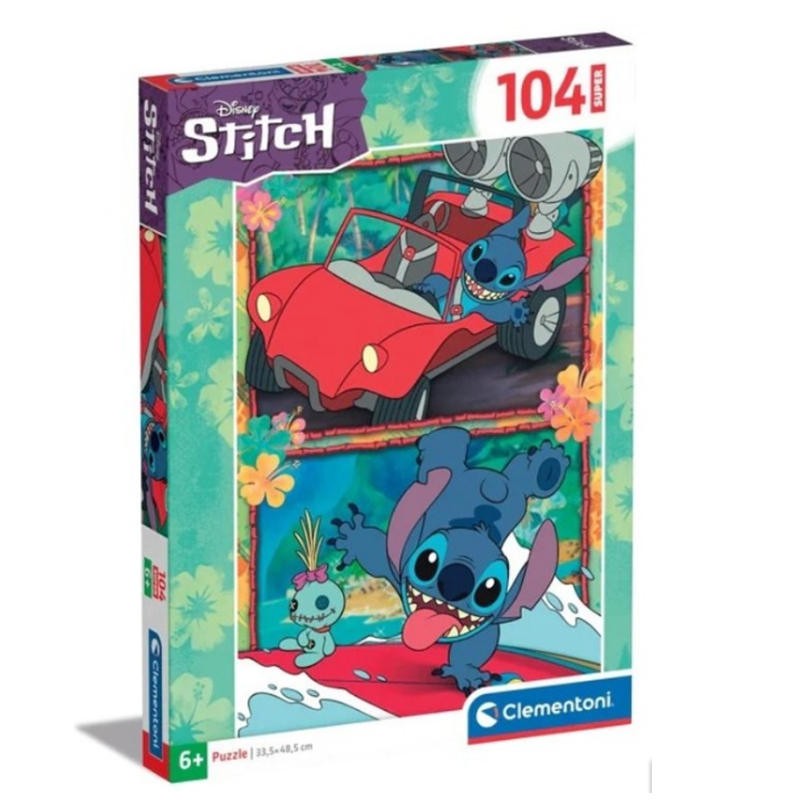 PUZZLE 104 SUPER DISNEY STITCH CLEMENTONI