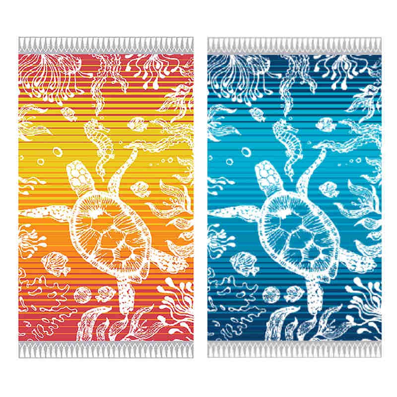 TELO MARE SUMMER UNDER SEA SPUGNA/COTONE CM 90X170 GR 480