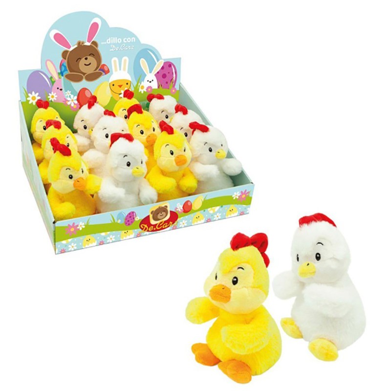 GALLINA CARTOON H.17 CM 2 COL.