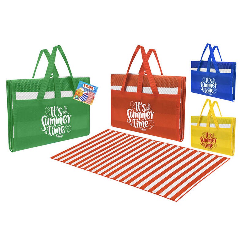 STUOIA PLASTICA RICH. PORTATILE 90X180CM 4 COL ASS