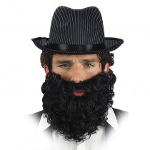BARBA NERA LUNGA CM.18 IN BUSTA