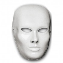 MASCHERA VISO MEDIO BIANCA