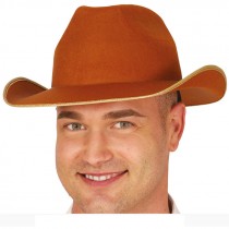 CAPPELLO COWBOY FELTRO MARRONE