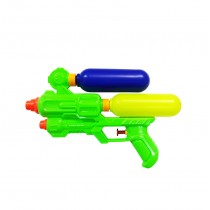 PISTOLA ACQUA CM 25 DOPPIO SERBATOIO 3 COLORI IN BUSTA