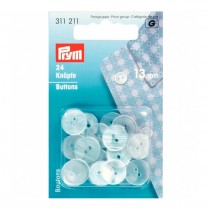 BOTTONI PER CAMICIE E PIGIAMI 13 MM 24 PZ PRYM